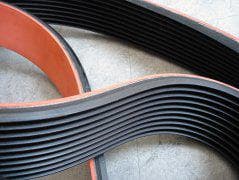 Correas Poly V con revestimiento superior